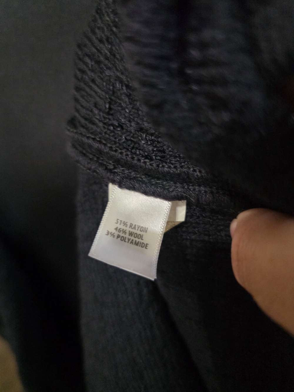 St. John Black Open-Front Draped Knit Cardigan - Picture 6 of 6